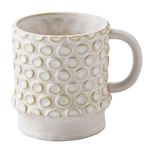 Circles Stoneware Mug - The Silver Dahlia