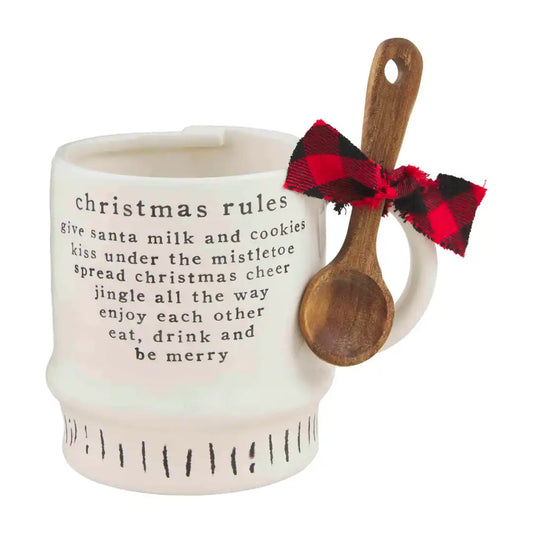 Christmas Rules Mug Set