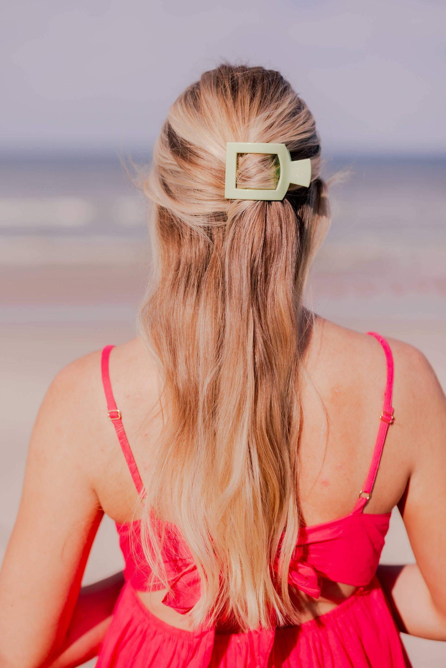 Square Flat Hair Clip | Small | Aloe, There!