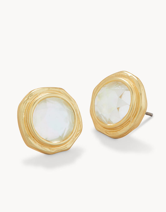 Sand Bar Stud Earrings Mother-of-Pearl