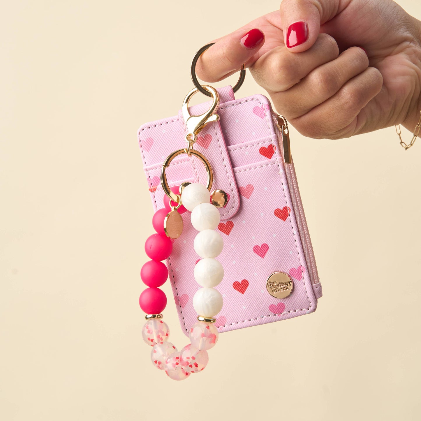 Keychain Wallet-Lil' Hearts