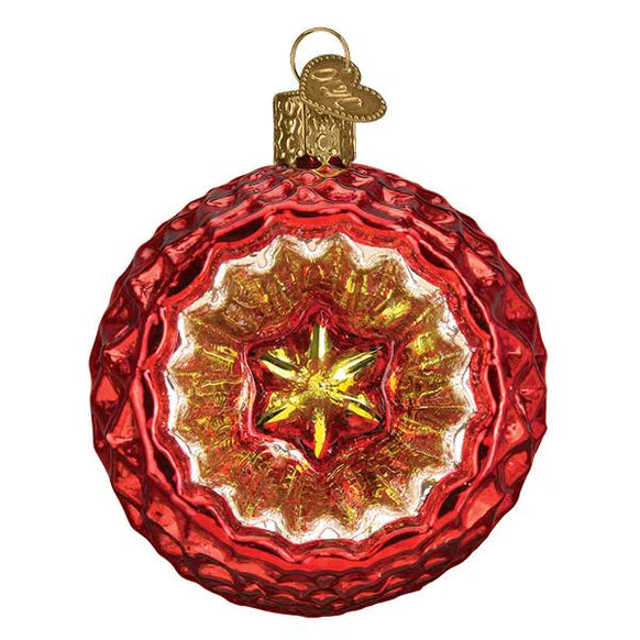 Faceted Crimson Ornament