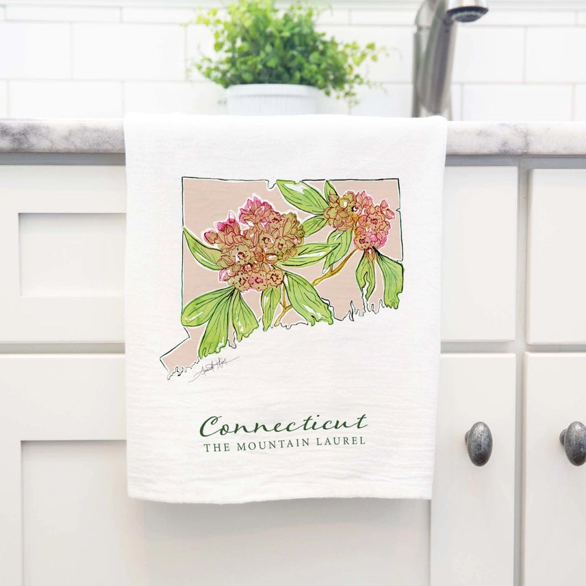 Connecticut Flour Sack Tea Towel