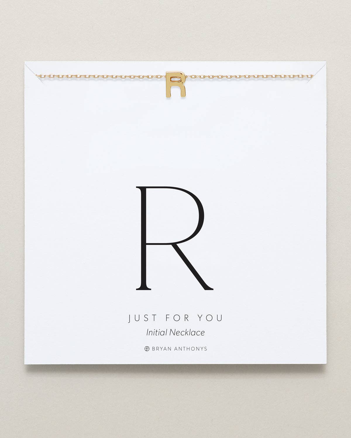 Just For You — Initial Necklace