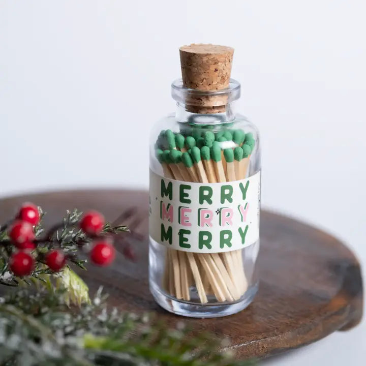 Mini Apothecary Christmas Merry