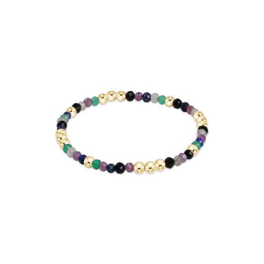 Worthy Pattern 3mm Bead Bracelet