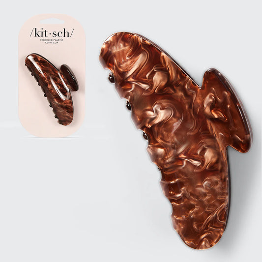 Marble Claw Clip Brunette