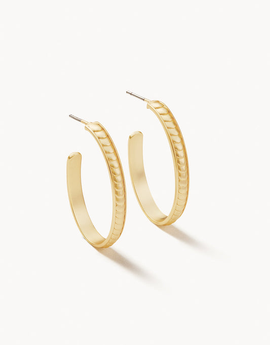 Naia Bitty Hoop Earrings Gold