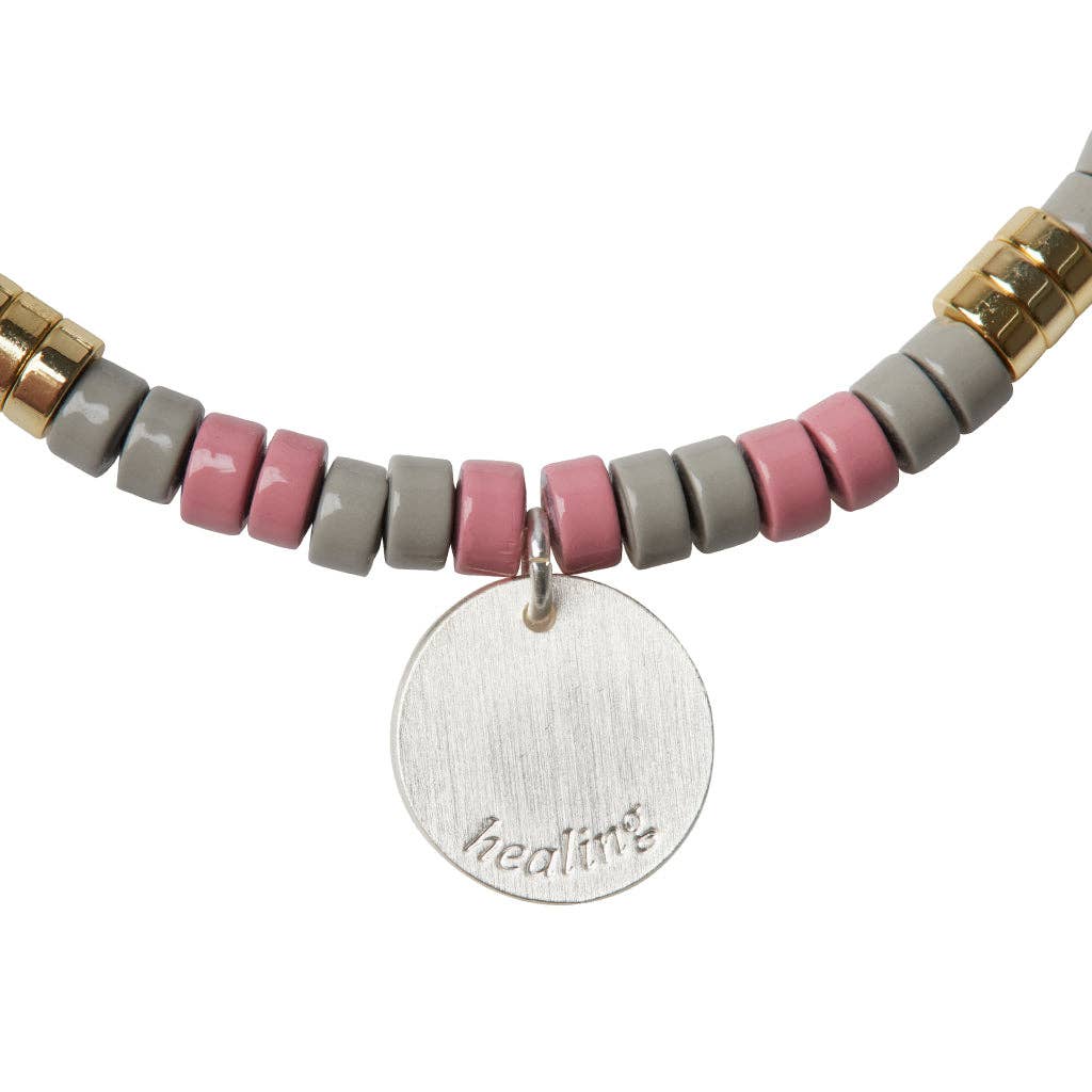 Stone Intention Charm Bracelet - Tourmaline/Silver