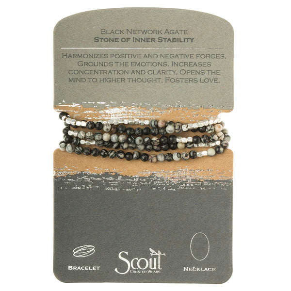 Scout Stone Wrap Bracelet/Necklace