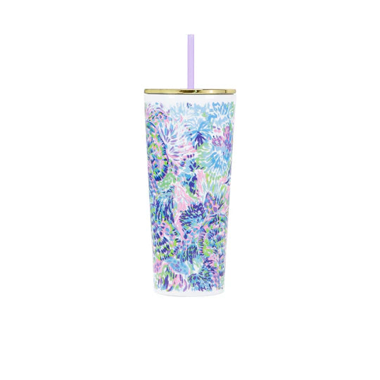 Tumbler with Straw, Shell of a Party