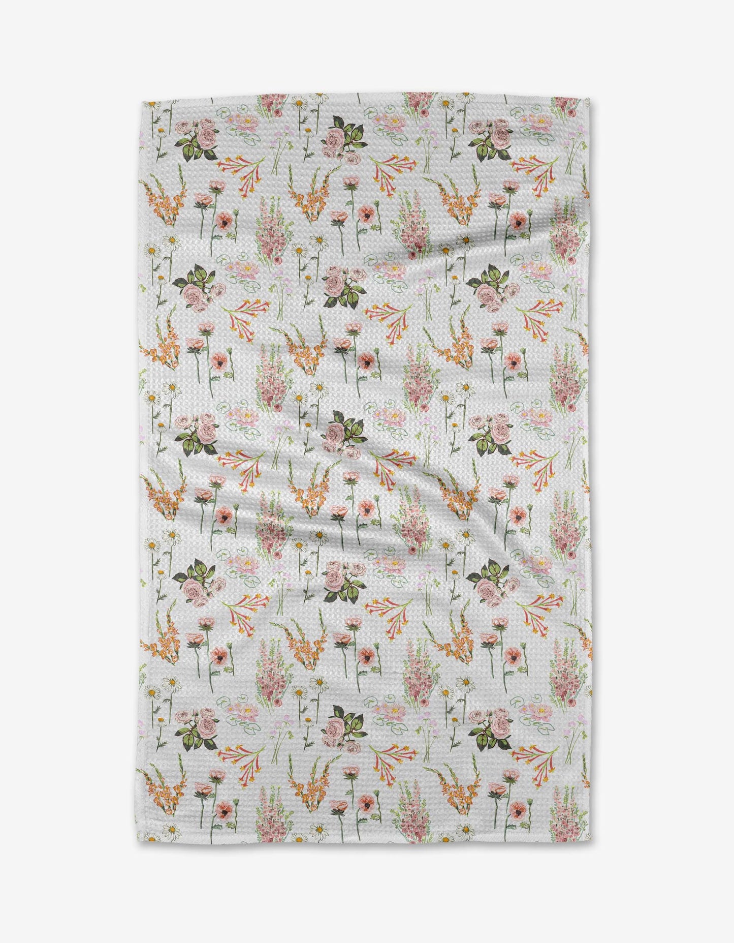 Delicate Floral Tea Towel