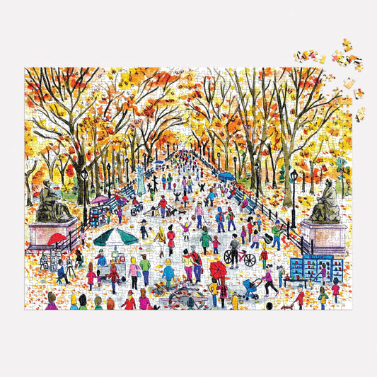 Michael Storrings Fall in Central Park 1000 Piece Puzzle