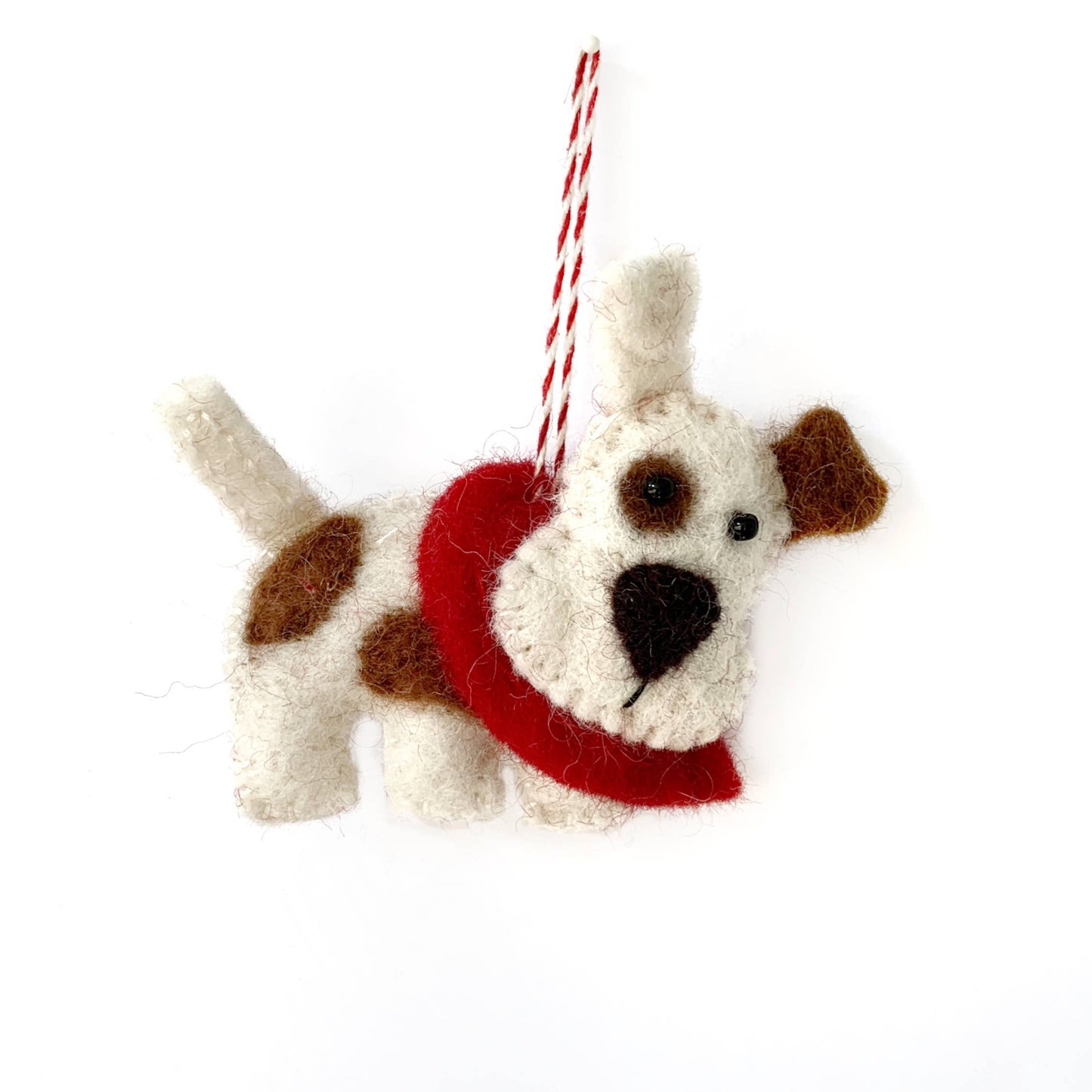 Dog Felt Wool Christmas Ornament