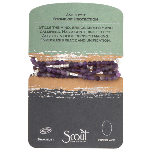 Scout Stone Wrap Bracelet/Necklace