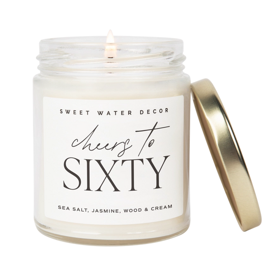 Cheers to Sixty 9 oz Soy Candle