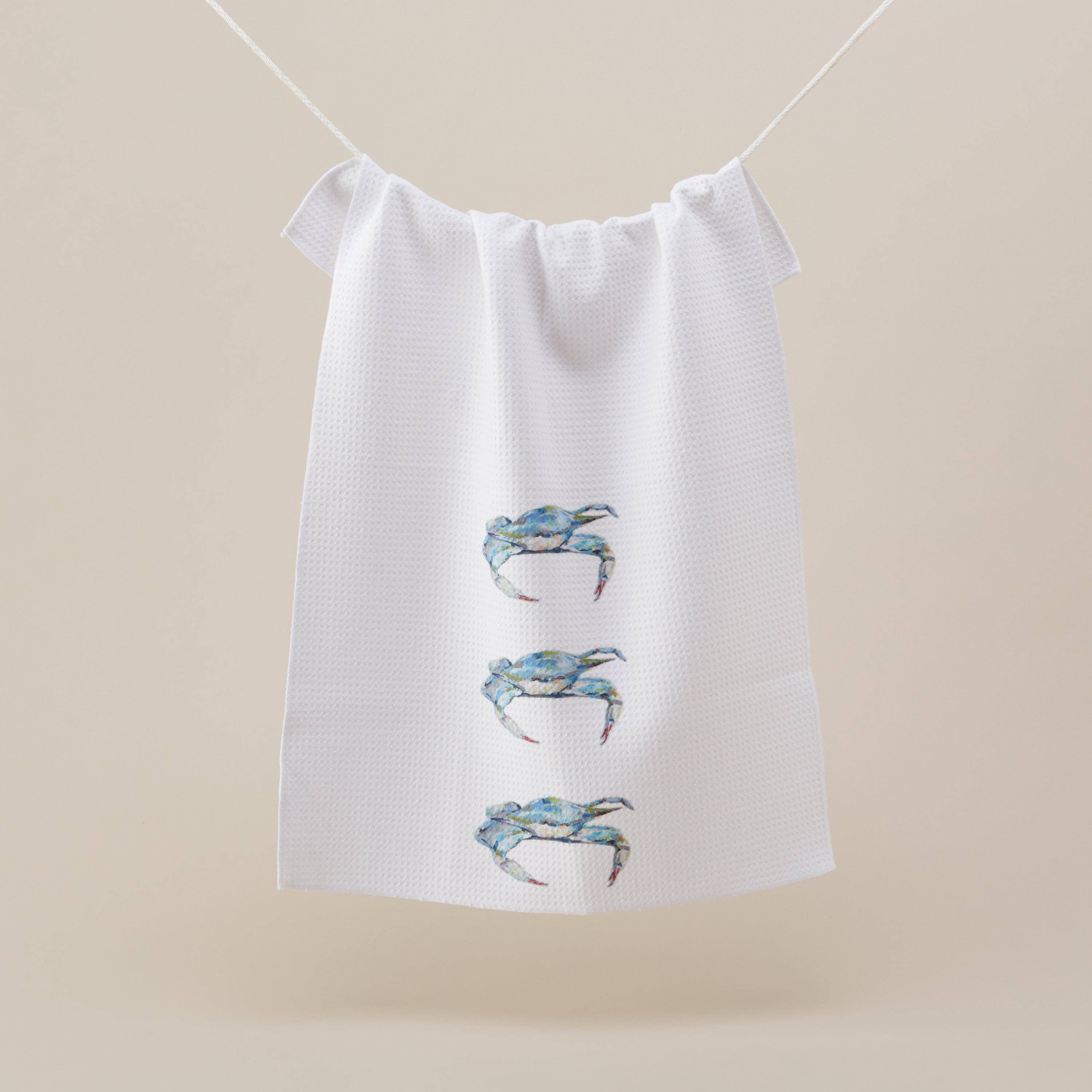 Tea Towel - Blue Claw