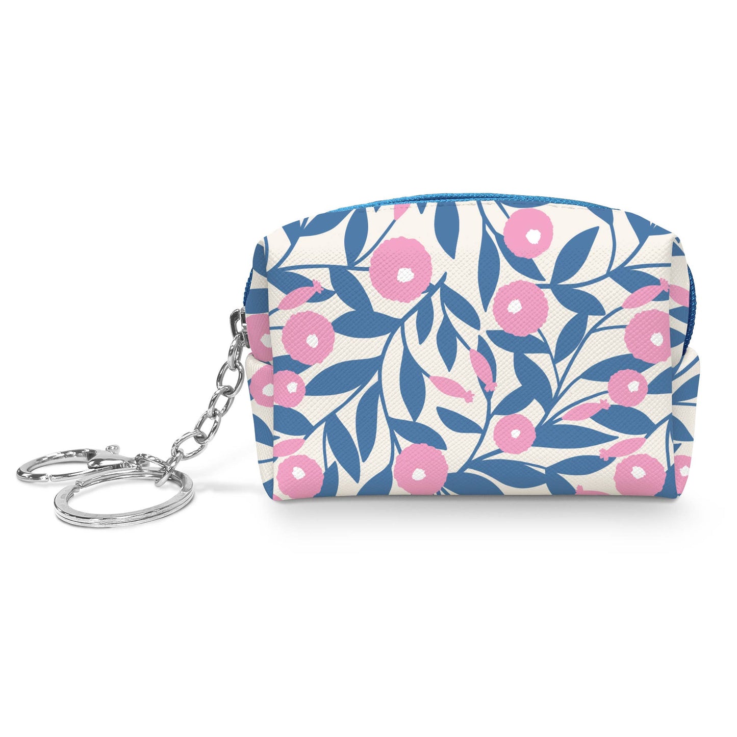 Blushing Dahlias Key Chain Pouch