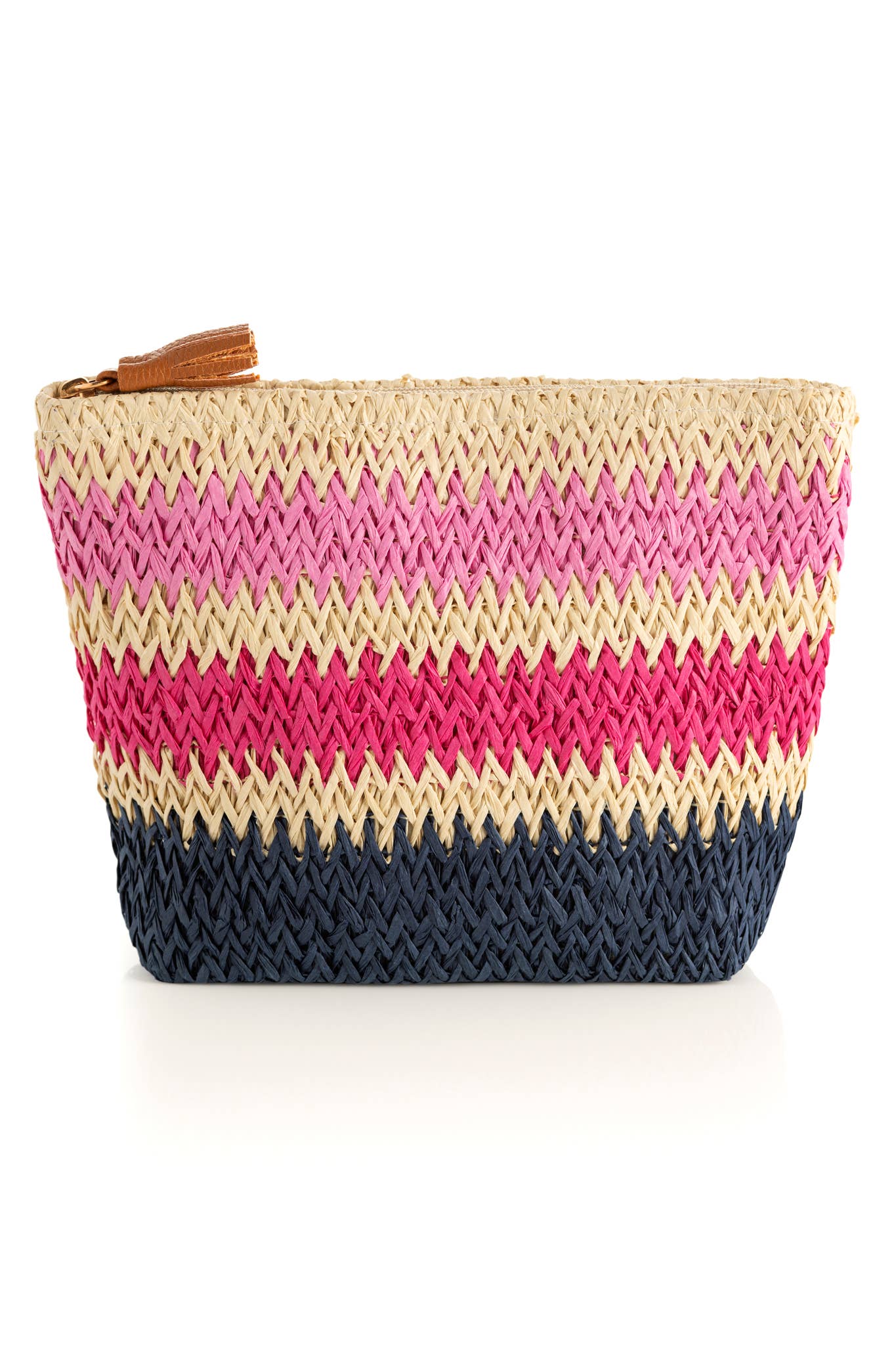 FORMENTERA ZIP POUCH: Natural