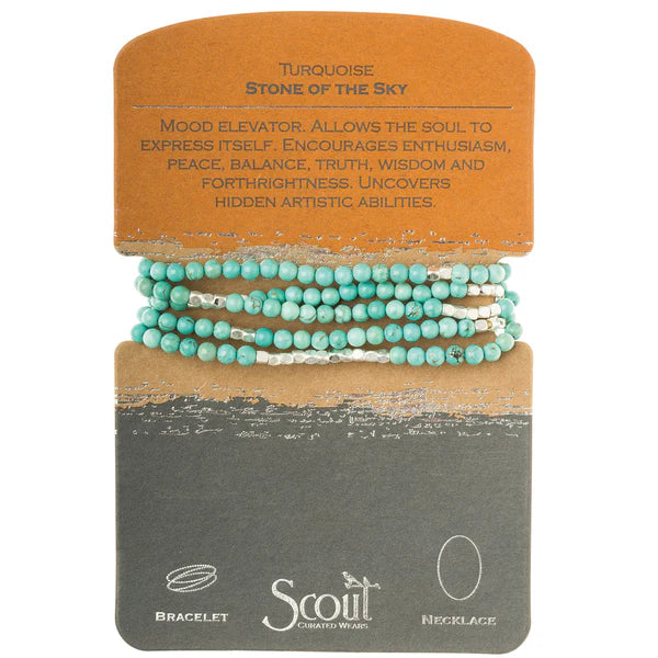 Scout Stone Wrap Bracelet/Necklace