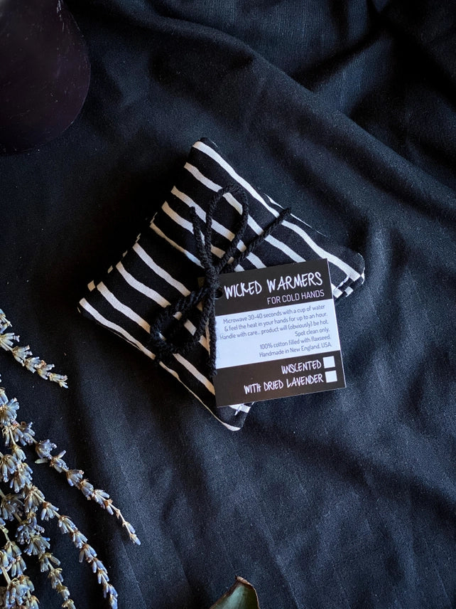 Wicked Warmers Hand Warmers- Spooky Stripes