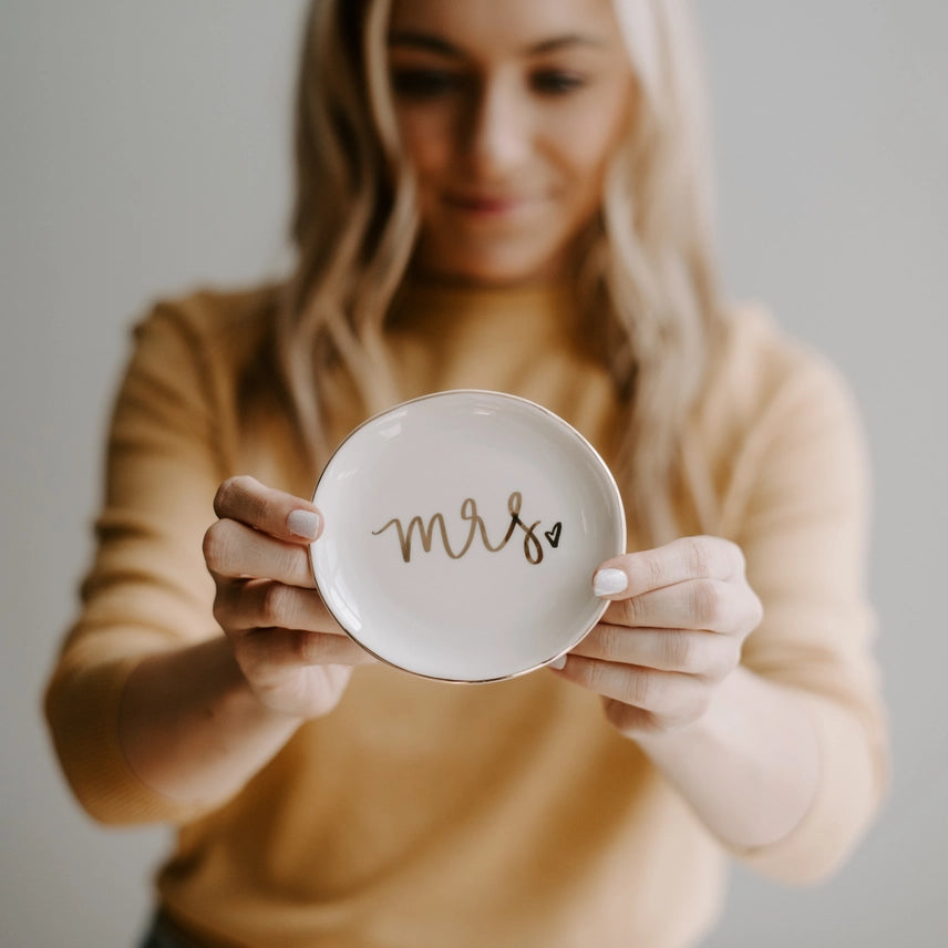 Mrs. Jewelry Dish - Home Decor