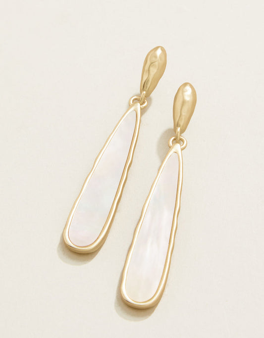 Drip Earrings Mother-Of-Pearl