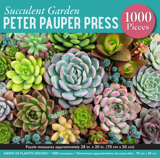 Succulent Garden 1000 Piece Jigsaw Puzzle