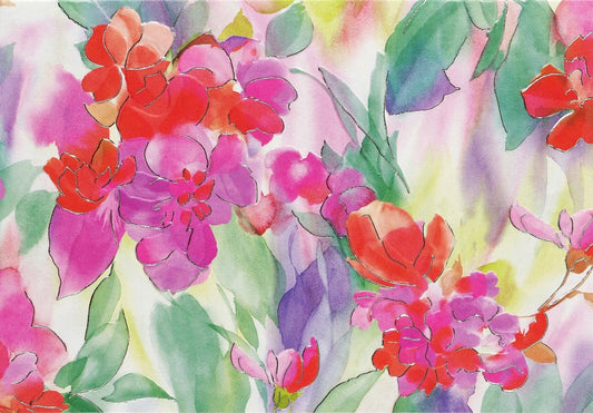 Watercolor Petals Note Cards - The Silver Dahlia