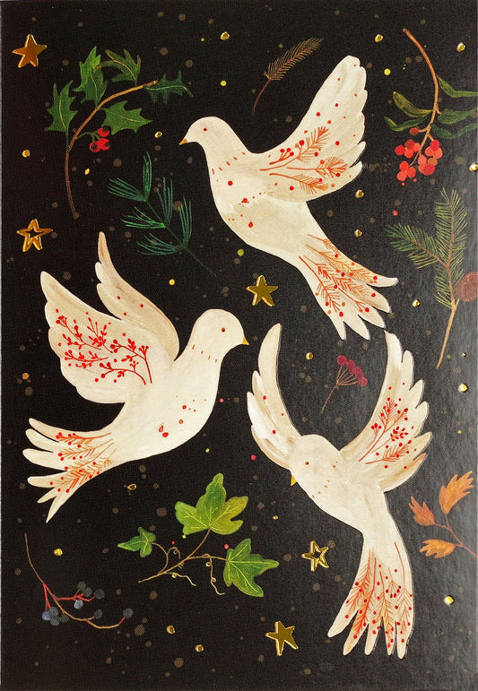 The Doves of Peace Small Boxed Holiday Cards