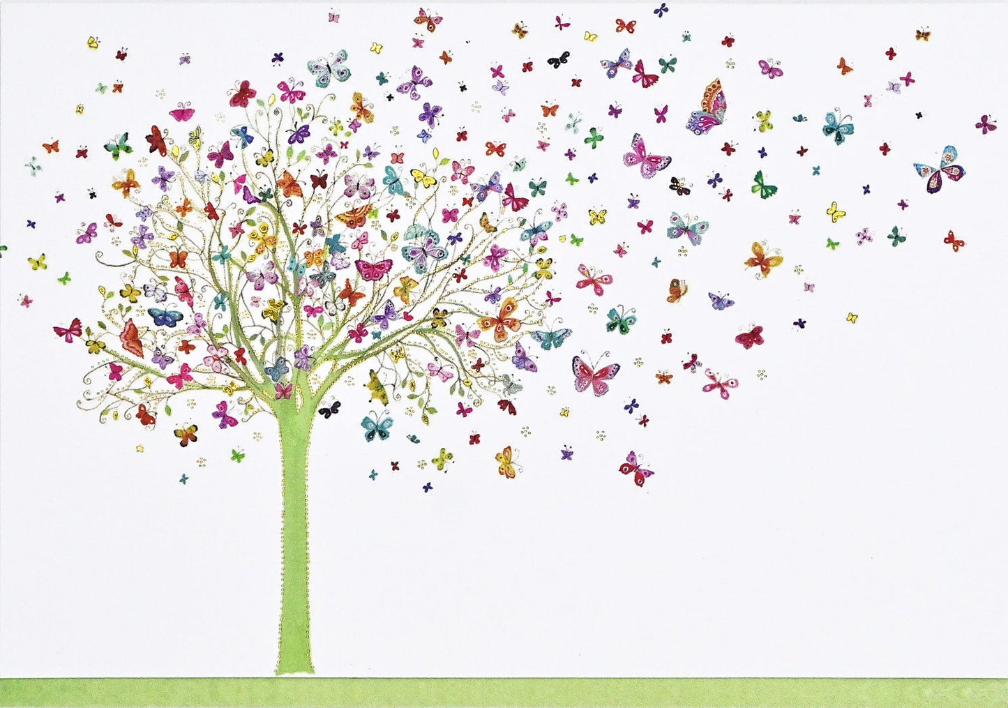 Tree of Butterflies Note Cards