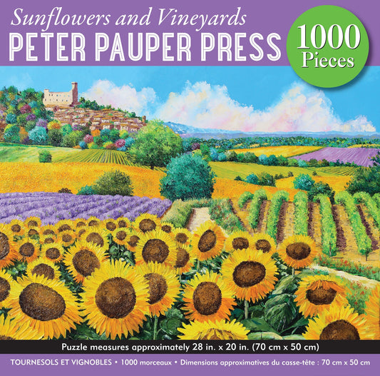 Sunflowers and Vineyard Puzzle