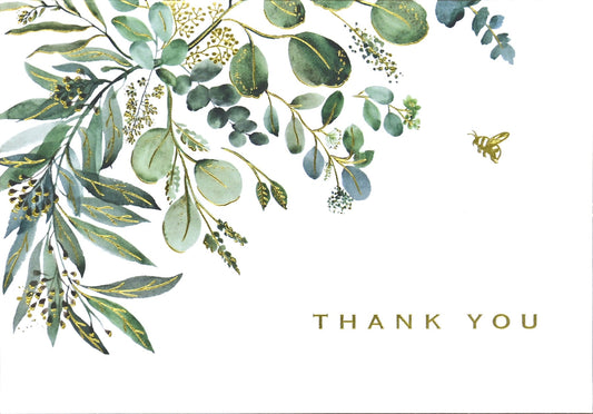 Eucalyptus Thank You Note Cards