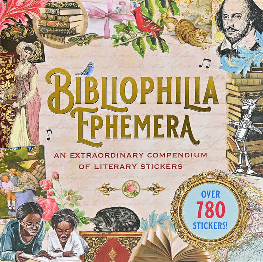 Sticker Book Bibliophilia Ephemera