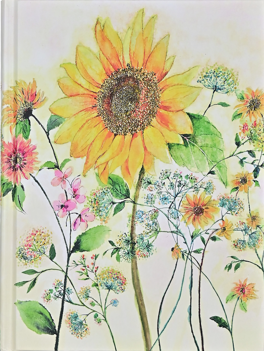 Journal Watercolor Sunflower