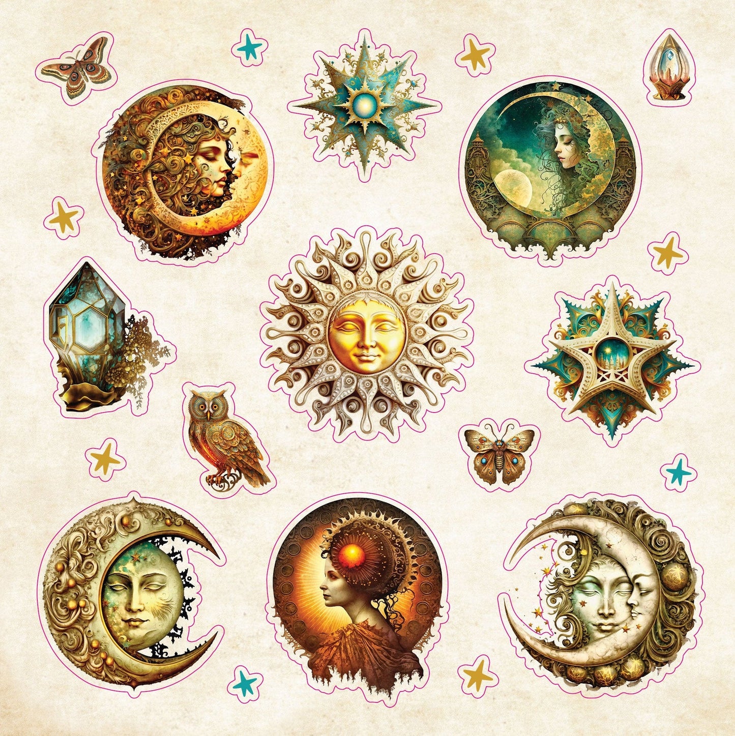 Sticker Book Celestial Wonders