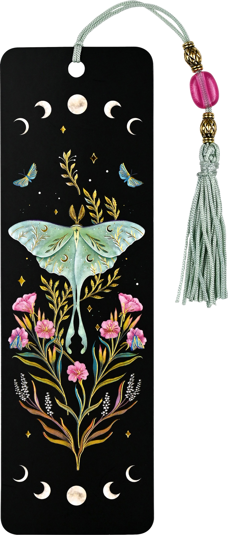 Beaded Bookmark Luna Moth