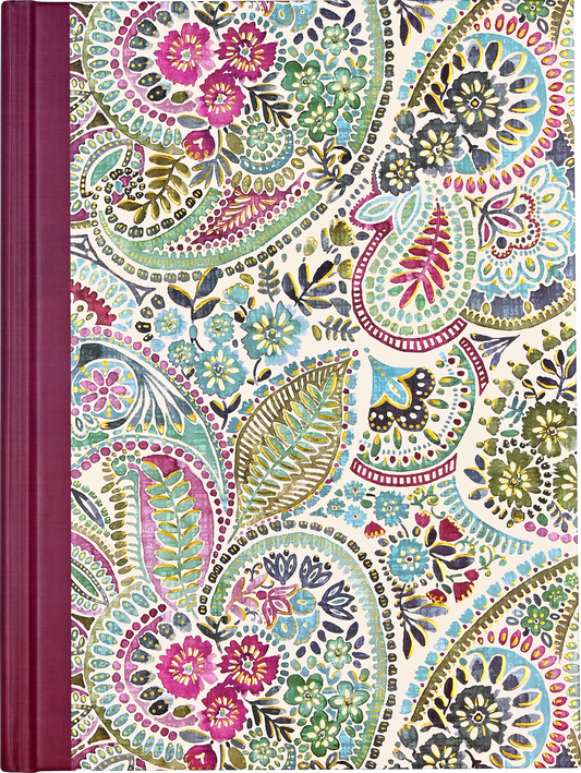 Watercolor Paisley Journal