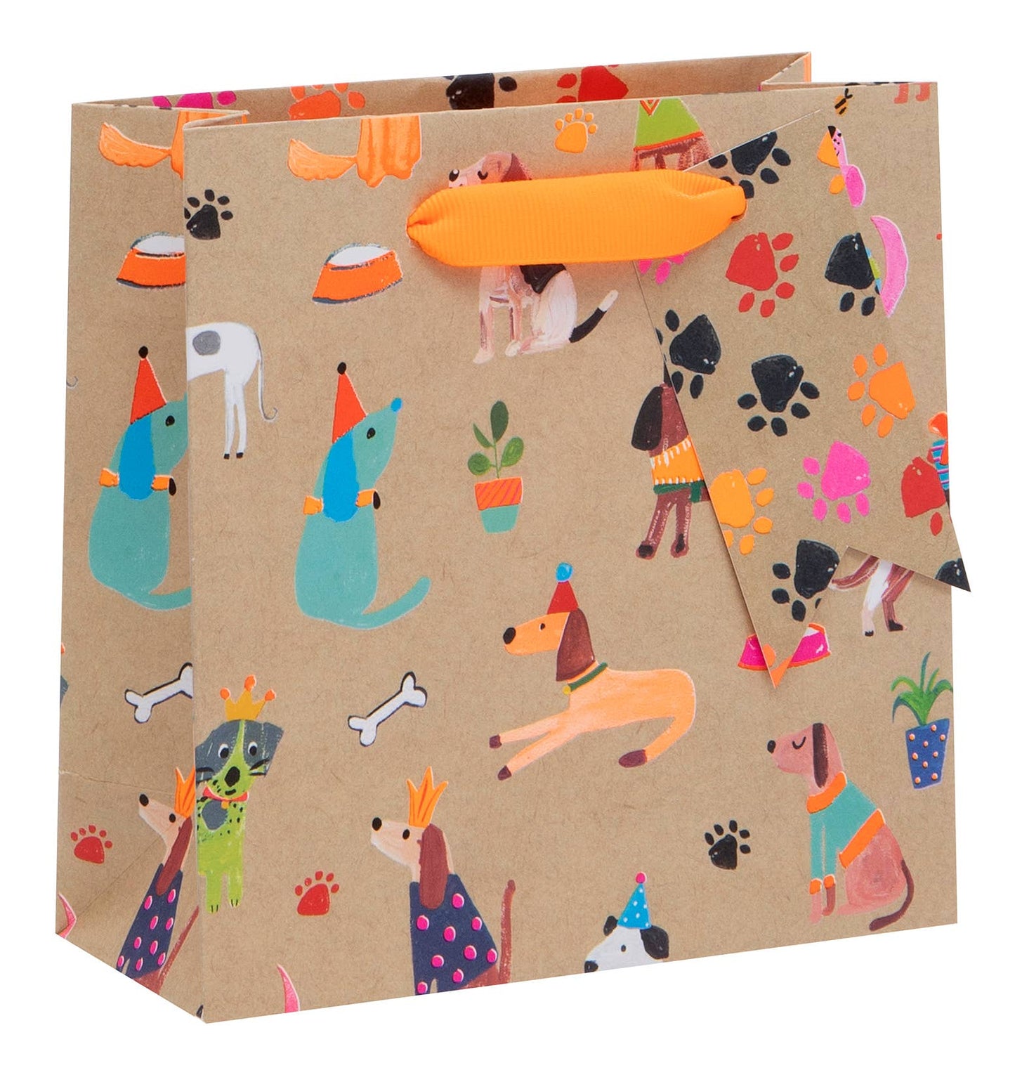 BAG SMALL KRAFT PS DOGS