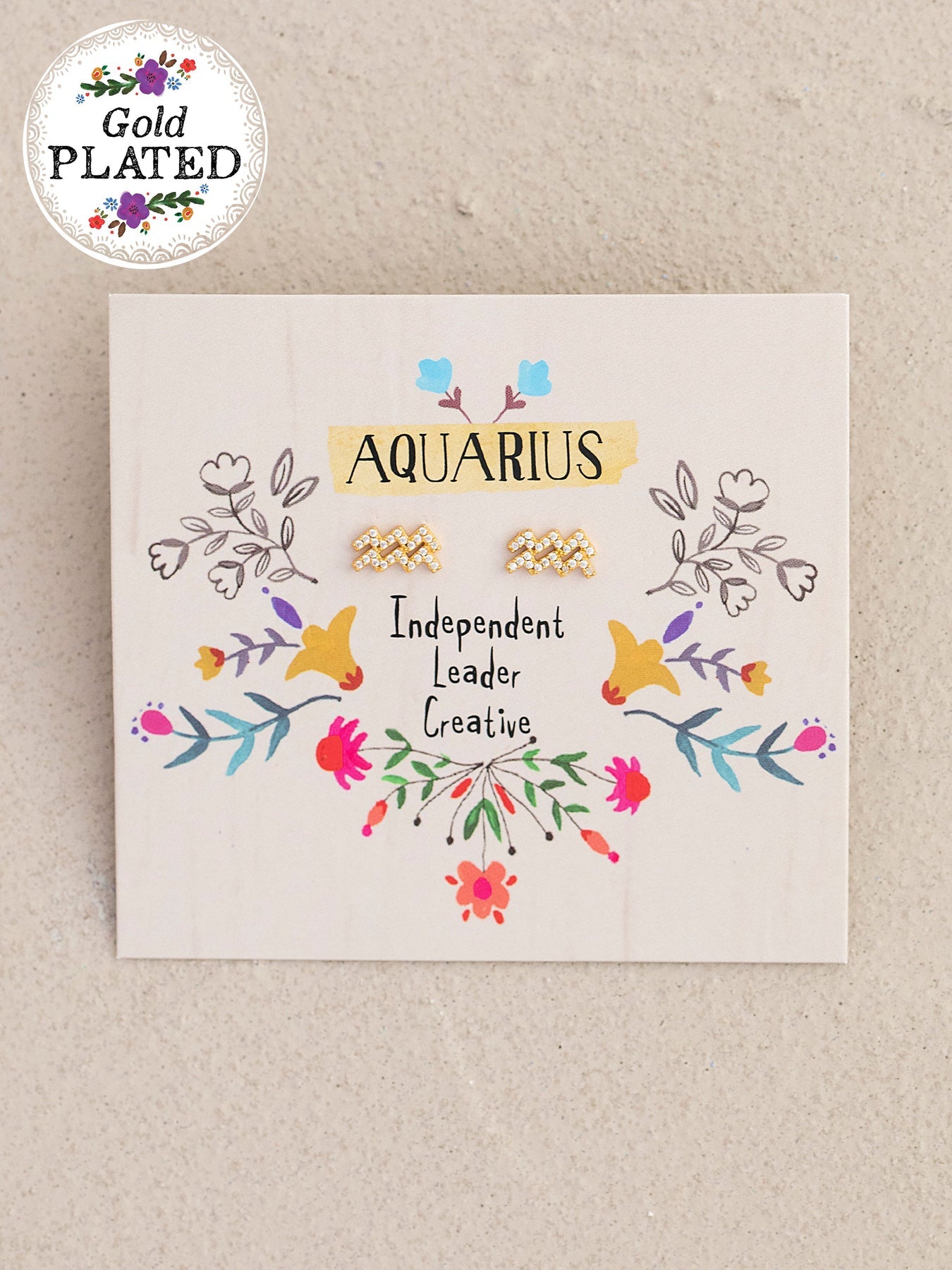 Perfect Tiny Studs Aquarius