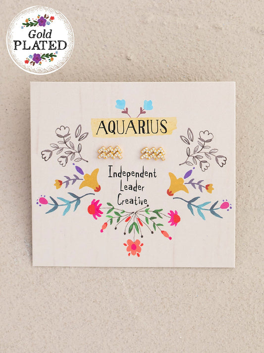 Perfect Tiny Studs Aquarius