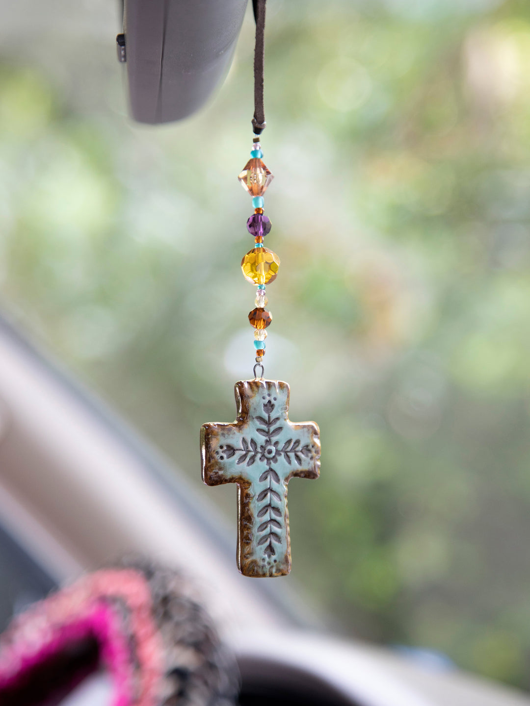 Car Charm Artisan Cross