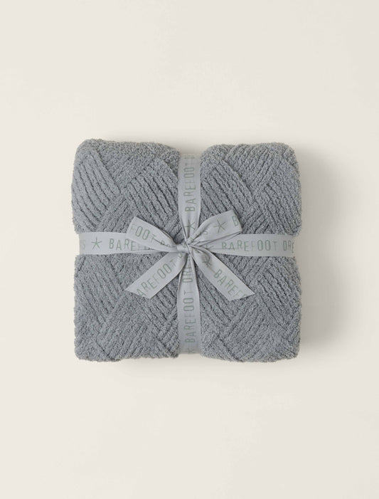 Cozychic Diamond Weave Blanket Moonbeam