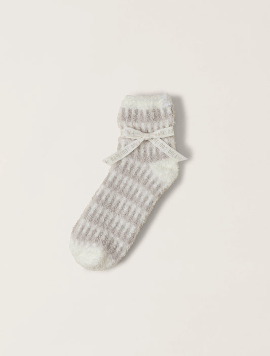 Cozychic Stripe Geo Tennis Socks