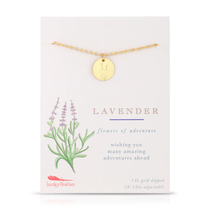 Botanical Necklace- Lavender