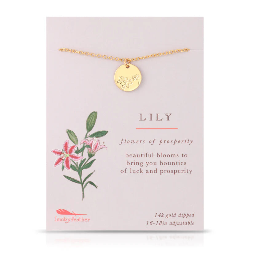 Botanical Necklace- Lily