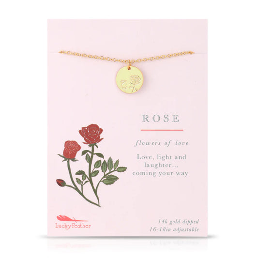 Botanical Necklace- Rose