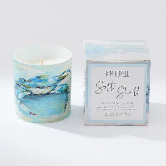 8 oz Boxed Candle- Soft Shell