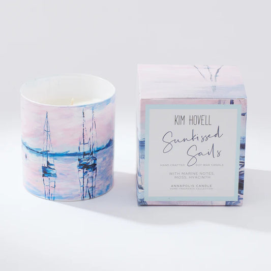 Kim Hovell Collection - Sunkissed Sails Boxed Candle