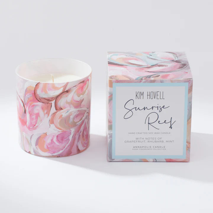 8oz Boxed Candle- Sunrise Reef